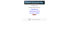 Desktop Screenshot of deinreiseleiter.com