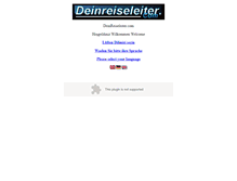 Tablet Screenshot of deinreiseleiter.com